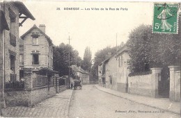 Cpa - Gonesse - Les Villas De La Rue De Paris  ( En L´état ) - Gonesse
