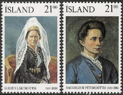 Iceland 1990 MNH/**/postfris/postfrisch Michelnr. 724-725 - Unused Stamps