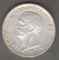 ITALIA 5 LIRE 1926 AQUILOTTO VITTORIO EMANUELE III AG SILVER - 1900-1946 : Victor Emmanuel III & Umberto II