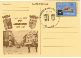 BELGIO - BELGIE - BELGIQUE - 1982 - 10F Europa Cept - Special Cancel 20e Anniversaire Du Jumelage Dison-Audincourt - ... - Herdenkingskaarten - Gezamelijke Uitgaven [HK]