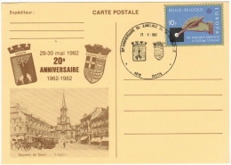 BELGIO - BELGIE - BELGIQUE - 1982 - 10F Europa Cept - Special Cancel 20e Anniversaire Du Jumelage Dison-Audincourt - ... - Cartes Souvenir – Emissions Communes [HK]