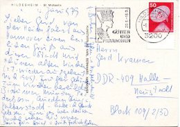 ALLEMAGNE. Carte Postale Ayant Circulé En 1979. Oblitération : Pharaon. - Egiptología