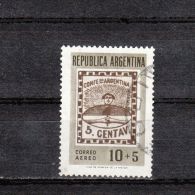 Argentine YT PA 56 Obl : Exposition Philatélique - 1958 - Luftpost