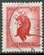 Luxemburg 1945 1,20 Fr. Gest. Löwe Krone - Oblitérés
