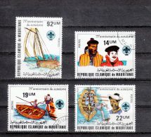 Mauritanie YT 496/9 Obl : Scouts Marins - 1982 - Used Stamps