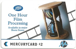 UK (Paytelco) - Boots Hour Film Processing, 1PBOA, 70.036ex, Used - [ 4] Mercury Communications & Paytelco