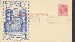 United States Postal Stationery Ganzsache Entier 1951 FDC National Postage Stamp Show 71st Regiment Armory Cachet - 1941-60