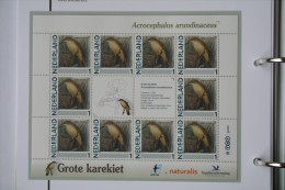 Persoonlijk Zegel Thema Birds Vogels Oiseaux Pájaro Sheet GROTE KAREKIET Great Reed Warbler 2011-2014 Nederland - Unused Stamps