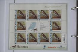 Persoonlijk Zegel Thema Birds Vogels Oiseaux Pájaro Sheet HUISMUS SPARROW 2011-2014 Nederland - Nuovi