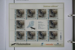 Persoonlijk Zegel Thema Birds Vogels Oiseaux Pájaro Sheet HUISZWALUW HOUSE MARTINS 2011-2014 Nederland - Nuovi
