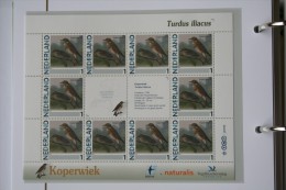 Persoonlijk Zegel Thema Birds Vogels Oiseaux Pájaro Sheet KOPERWIEK REDWING 2011-2014 Nederland - Unused Stamps