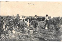 CPA.  LA GUILLETIERE ...LE VENDANGES DANS LE BEAUJOLAIS ..  1906/07.. TBE ...ANIME ..SCAN - Saint-Symphorien-sur-Coise