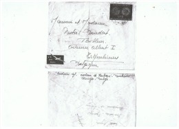 LETTRE DEPART De KALIARE  CONGO BELGE Pour  ERQUELINNES  BELGIQUE - Lettres & Documents