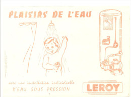 Buvard LEROY Chauffe-eau LEROY PLAISIRS DE L'EAU - Electricity & Gas