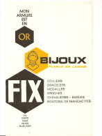 Buvard FIX Mon Armure Est En OR Bijoux Plaqué Or Laminé FIX Colliers, Bracelets, Médailles, Broches.. - Perfume & Beauty