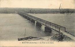 Loire Atlantique -ref B326- Mauves - Le Pont Sur La Loire - Theme Ponts  - Carte Bon Etat  - - Mauves-sur-Loire