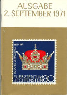 Sonderdruck  "50 Jahre Verfassung / Abteien"              1971 - Lettres & Documents