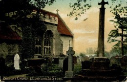 HEREFORDSHIRE - BOSBURY CHURCH AND EDNA LYALL'S STONE He65 - Herefordshire