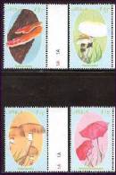 LIBERIA  1691-4 S  MINT NEVER HINGED SET OF STAMPS OF MUSHROOMS  ( 0066 - Pilze