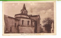 CPA-84-MAZAN-L'EGLISE VUE DE LA PLACE DU TERREAU- - Mazan