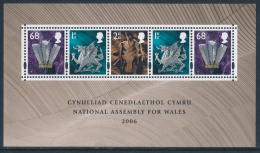 GREAT BRITAIN 2006, NATIONAL ASSEMBLY FOR WALES Minisheet** - Blocks & Miniature Sheets