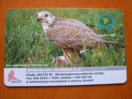 Hungarian National Parks:  Duna- Ipoly (bird, Falco), P-1999-35 - Aquile & Rapaci Diurni