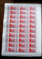 RUSSIA USSR 1976- (25th Congress Of The Communist Party Of The Soviet Union.) FULL SHEET OF 30 MNH** - Tram