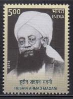 India MNH 2012, Husain Ahmed Madani, Islamic Scholar, Islam Spiritual Teacher, Silk Letter Conspiracy, @ Malta Prison, - Unused Stamps