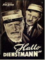 Illustrierte Film-Bühne  -  "Hallo Dienstmann" -  Mit Paul Hörbiger , Hans Moser  -  Filmprogramm Nr. 1441 Von Ca. 1952 - Magazines