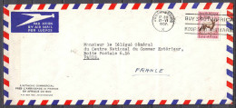 Lettre    De  JOHANNESBURG   Cachet  Le 27 VI 1957  Timbre  SEUL Sur LETTRE    Pour  PARIS   Par Avion - Covers & Documents