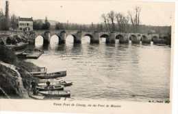 78 - LIMAY -VIEUX PONT VU DU PONT DE MANTES - Limay