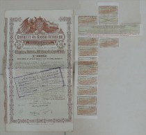 Austria Austrian Autriche 1911 Emprunt Basse Autriche 500 Francs Développement Du Chemin De Fer / Bond Loan /  N° 975 - Spoorwegen En Trams