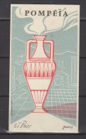 Carte  Parfumée  -  Pompeïa  - L.T. Piver - Antiquariat (bis 1960)