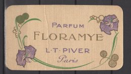 Calandrier  Parfumé  De 1923 Avec Floramye - L.T. Piver - Profumeria Antica (fino Al 1960)