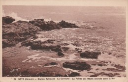 SETE (Hérault) - La Corniche - La Pointe Des Récifs Avancés Dans La Mer - Sete (Cette)