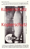 Original Zeitungsbericht - 1911 - Flug Zum Pol , Nordpol , Andree , Luftschiff , Wellmann Däneninsel , Polarforscher !!! - Aviation