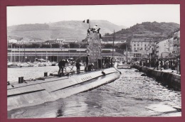 PHOTO - BATEAU - 240315 GUERRE - SOUS MARIN S636 ARGONAUTE - 66 PORT VENDRES STUDIO SANCHEZ  D - Sous-marins