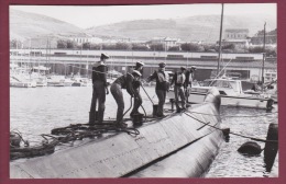 PHOTO - BATEAU - 240315 GUERRE - SOUS MARIN S636 ARGONAUTE - 66 PORT VENDRES STUDIO SANCHEZ  G - Sous-marins