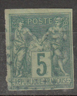 #78# COLONIES GENERALES N° 31 Oblitéré Losange De Points Bleus (Réunion) - Sage