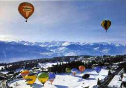 CRANS MONTANA Alpes Valaisanne, Montgolfieres - Crans-Montana