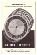 Original Werbung / Reklame - 1959 - Original Rebikoff , FAMESA In Wetzikon !!! - Wetzikon