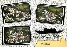 Yvelines -gd Format Div- Ref - N648  - Oinville - En Direct Avec .. - Carte Multi Vues - Carte Bon Etat - - Le Chesnay