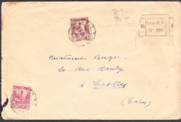 TUNISIE Lettre Recommandée De TUNIS Pour CASTRES (Tarn) Du 21-10-1933 - Storia Postale