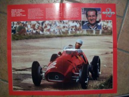 POSTER - LA GAZZETTA DELLO SPORT  ASCARI SU FERRARI - Automobile - F1