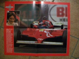 POSTER - LA GAZZETTA DELLO SPORT  VILLENEUVE  SU FERRARI - Autorennen - F1