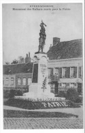 Steenwoorde (59) - Monument Des Enfants Morts Pour La France. Bon état, Correspond. Au Dos. - Steenvoorde