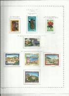 ITALY REPUBLIC ITALIA REPUBBLICA YEAR ANNATA NUOVA 1991 MNH COMPRESI I FOGLI MARINI - Full Years