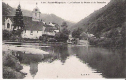 SAINT HIPPOLYTE 836 LE CONFLUENT DU DOUBS ET DU DESSOUBRE 1910 - Saint Hippolyte