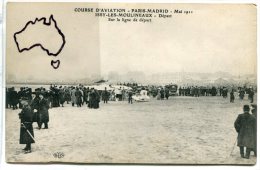 - COUSE D´AVIATION PARIS-MADRID, Mai 1911, ISSY-LES-MOULINEAUX, Ligne De Départ, écrite, TBE, Scans. - Aerodrome