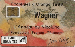 CARTE-PUBLIC-F23A-50U-SC4 On-1988-WAGNER-V°N°6Pe 102857--UTILISE-TBE - 1988